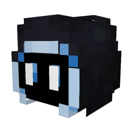 SuperLuke6745 Minecraft avatar head, 3D render