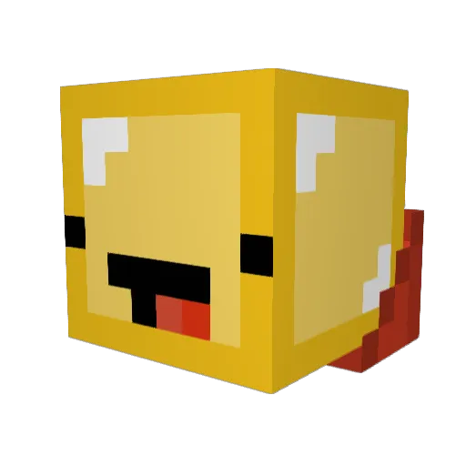 SuperMagmaDude Minecraft avatar head, 3D render
