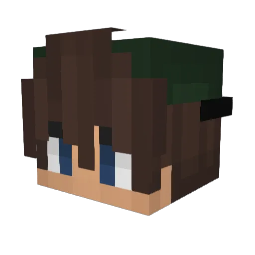 SuperMarco3_0 Minecraft avatar head, 3D render