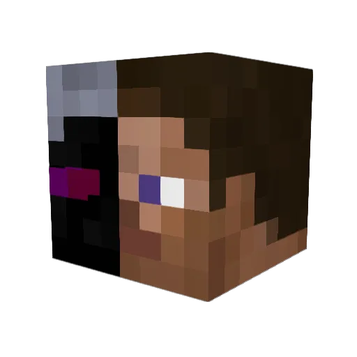 SuperMarioBros03 Minecraft avatar head, 3D render
