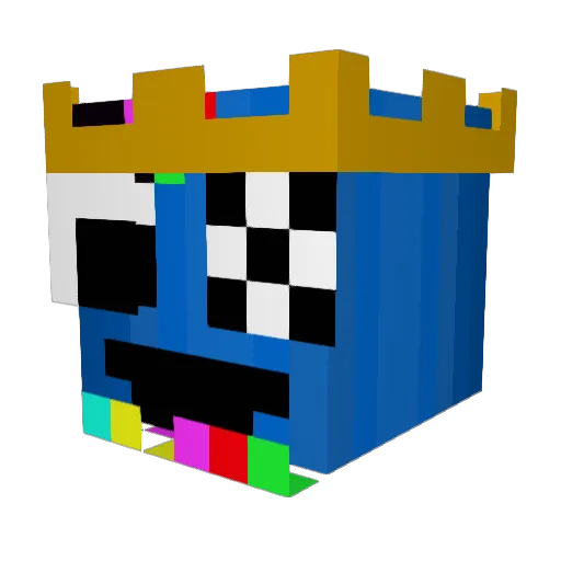 SuperMatthewMan Minecraft avatar head, 3D render