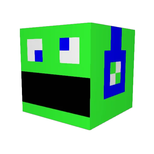 SuperMav275 Minecraft avatar head, 3D render