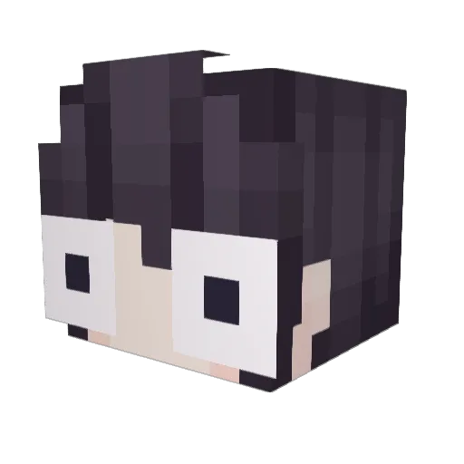 SuperMike777 Minecraft avatar head, 3D render