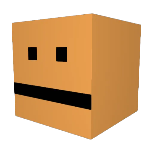 SuperMonkayMan Minecraft avatar head, 3D render
