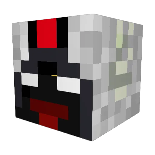 SuperNevada17 Minecraft avatar head, 3D render
