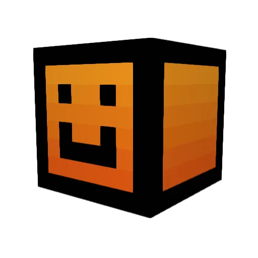 SuperNiek Minecraft avatar head, 3D render