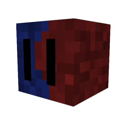SuperNooben7 Minecraft avatar head, 3D render