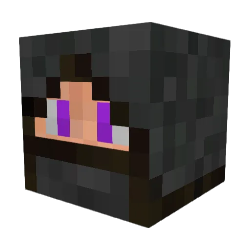 SuperNova966 Minecraft avatar head, 3D render