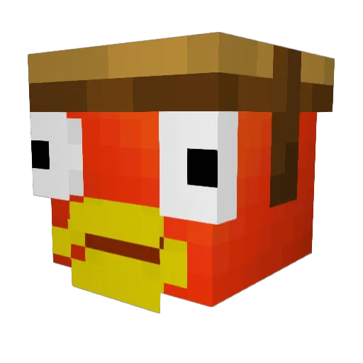 SuperNovaJEC Minecraft avatar head, 3D render
