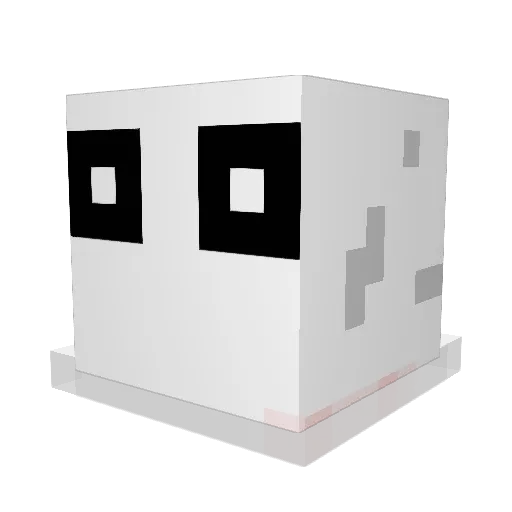 SuperNumber7 Minecraft avatar head, 3D render