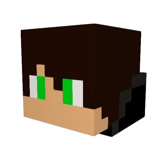 SuperNuno101804 Minecraft avatar head, 3D render