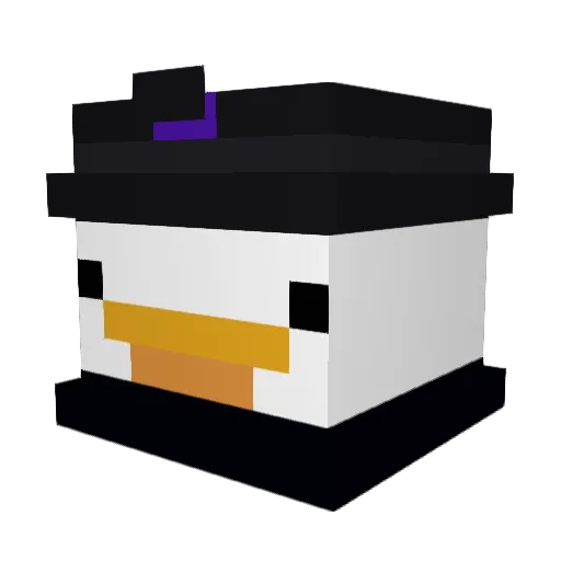 SuperPants69z Minecraft avatar head, 3D render