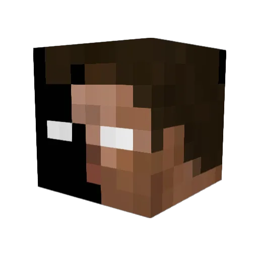 SuperPepijn2005 Minecraft avatar head, 3D render