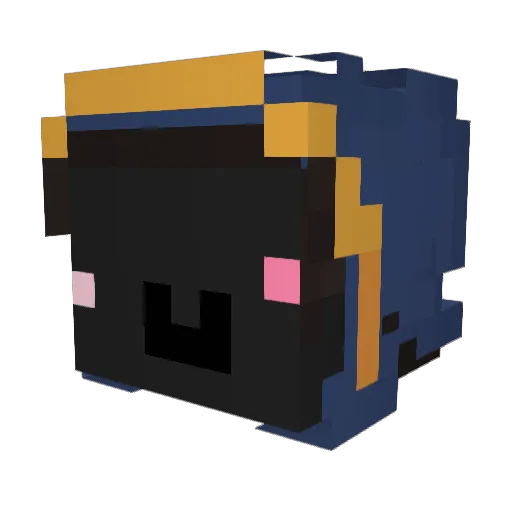 SuperPickle25 Minecraft avatar head, 3D render