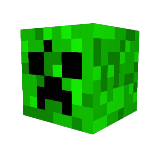 SuperPooh1 Minecraft avatar head, 3D render