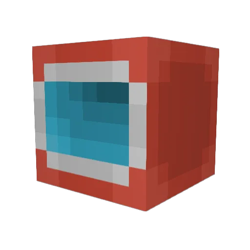 SuperProX Minecraft avatar head, 3D render