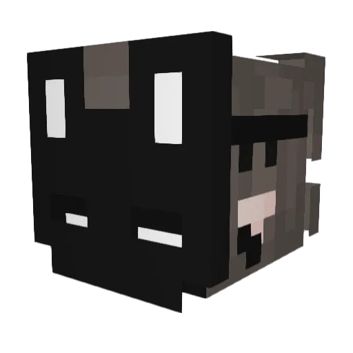 SuperPugGamer Minecraft avatar head, 3D render