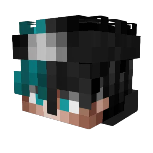 SuperRobi23 Minecraft avatar head, 3D render