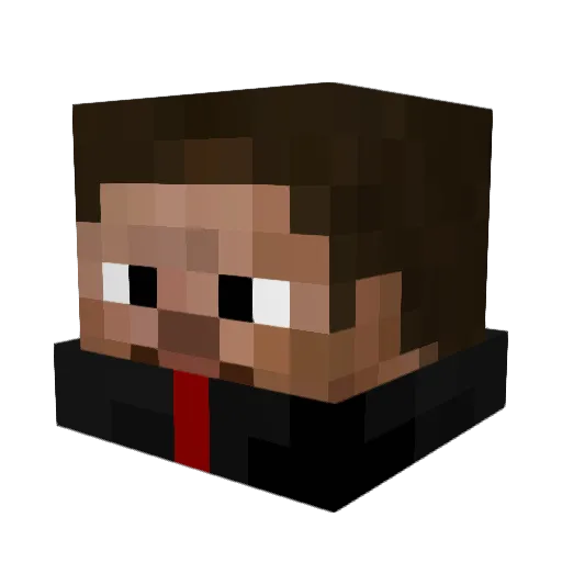 SuperRodriYT Minecraft avatar head, 3D render