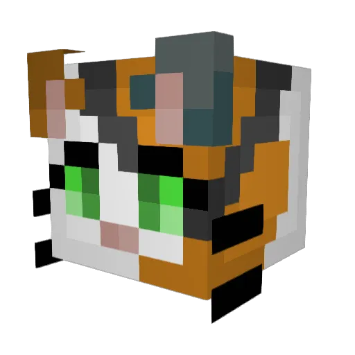 SuperRoseBud Minecraft avatar head, 3D render