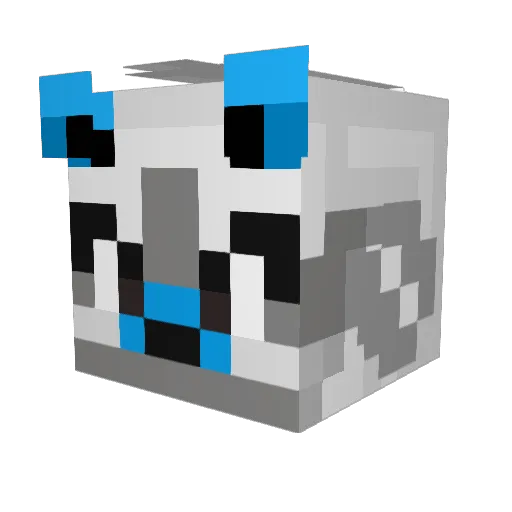 SuperS1992 Minecraft avatar head, 3D render