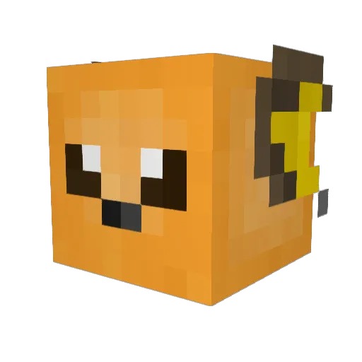 SuperSRecis Minecraft avatar head, 3D render