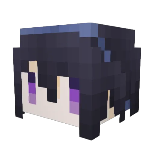 SuperS_ASS Minecraft avatar head, 3D render