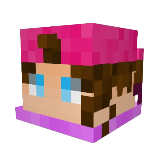 SuperSammy1211 Minecraft avatar head, 3D render