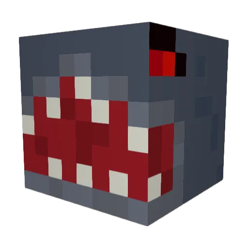 SuperShark456 Minecraft avatar head, 3D render