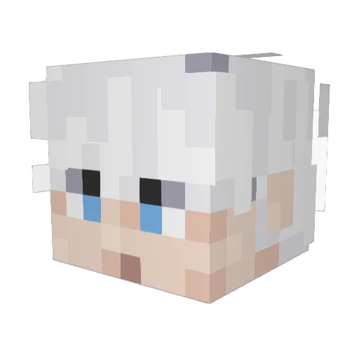 SuperSixSeven Minecraft avatar head, 3D render