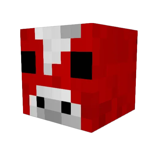 SuperSki13 Minecraft avatar head, 3D render
