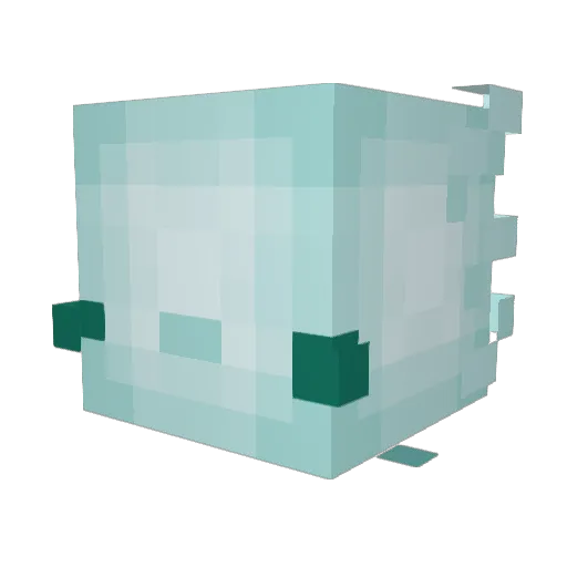 SuperSmartYB Minecraft avatar head, 3D render
