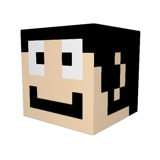 SuperSniperEagle Minecraft avatar head, 3D render