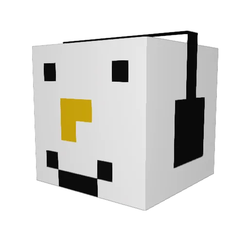 SuperSnowyG Minecraft avatar head, 3D render
