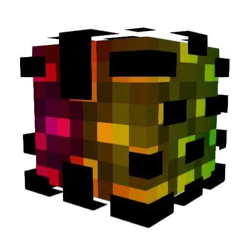 SuperSonicXYZ Minecraft avatar head, 3D render