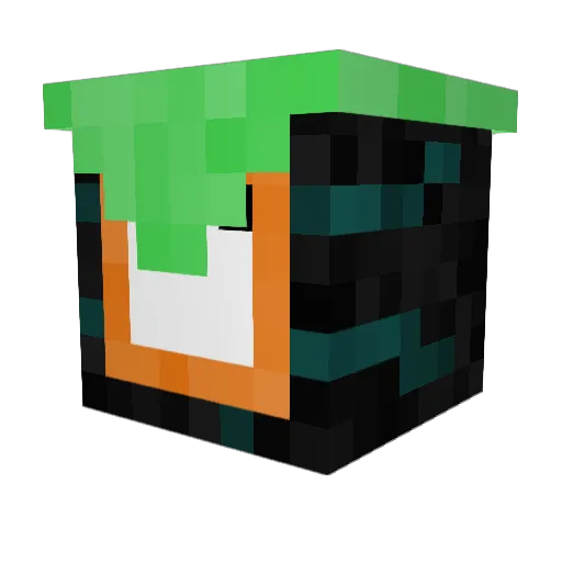 SuperSonikXx Minecraft avatar head, 3D render