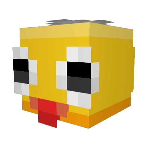 SuperSoupy1 Minecraft avatar head, 3D render