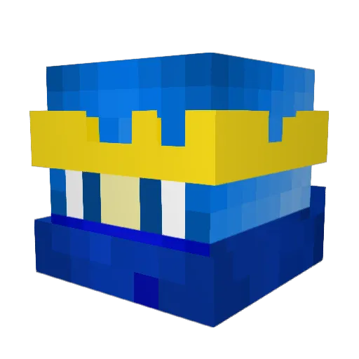 SuperStanStar Minecraft avatar head, 3D render