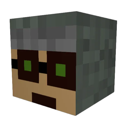 SuperTomas79 Minecraft avatar head, 3D render