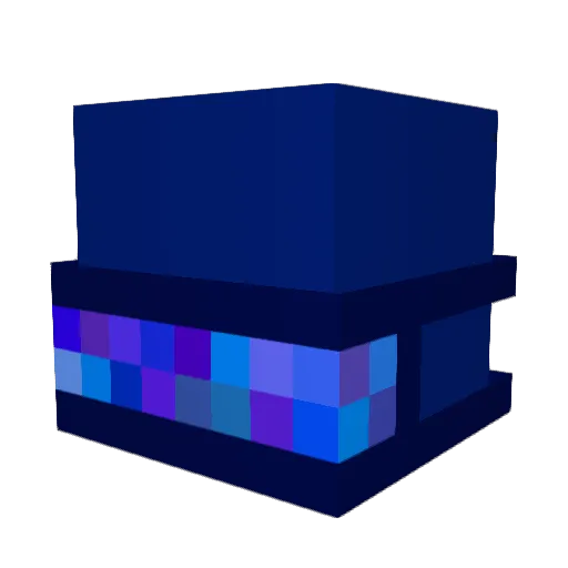 SuperUsername Minecraft avatar head, 3D render