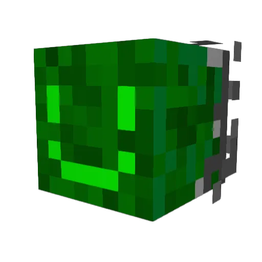 SuperWog26 Minecraft avatar head, 3D render
