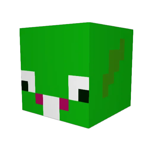 SuperZrom__ Minecraft avatar head, 3D render