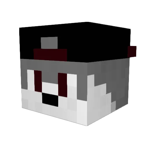 Super_BeatMan Minecraft avatar head, 3D render