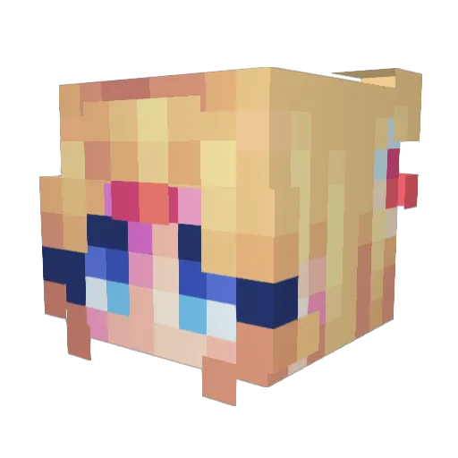 Super_Bee_69 Minecraft avatar head, 3D render