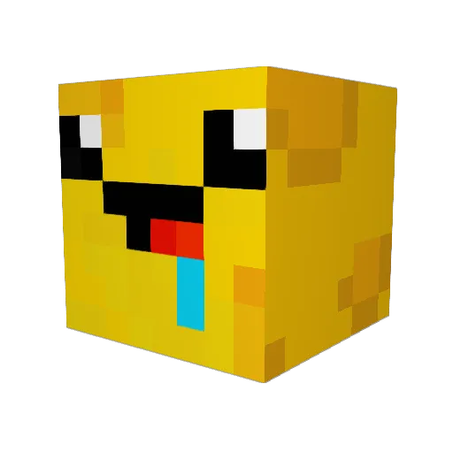 Super_Cheese Minecraft avatar head, 3D render