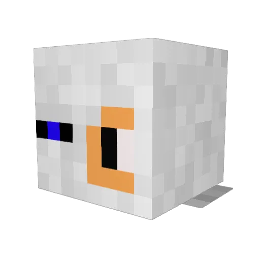 Super_Chips1 Minecraft avatar head, 3D render