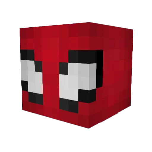 Super_Craft_28 Minecraft avatar head, 3D render