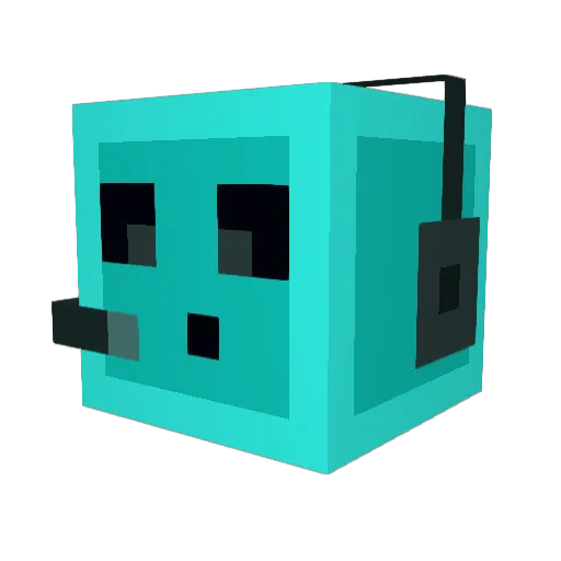Super_Dawid Minecraft avatar head, 3D render