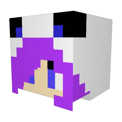 Super_Eclipse Minecraft avatar head, 3D render