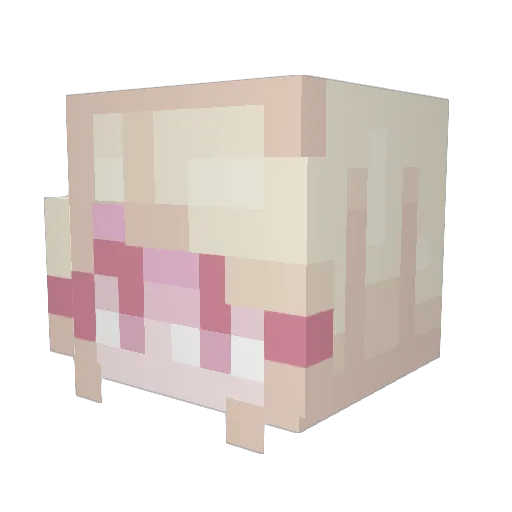 Super_Flash_ Minecraft avatar head, 3D render